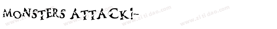 Monsters Attack!字体转换
